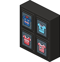 Espositore da Parete per Magliette AFTV