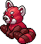 Adorabile Panda Rosso