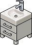 Lavabo Grigio Chiaro image