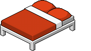 Letto Matrimoniale Rosso image