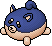 Peluche a forma di Maialino Blu image