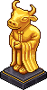 Statua del Bue Dorata image
