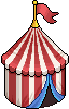 Tenda da Circo Rossa (non crackable)