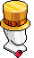 Cappello a Cilindro Dorato image