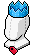 Cappellino da Party Coroncina Blu image