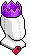 Cappellino da Party Coroncina Viola image