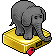 Mini Elefante Grigio