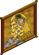 Dipinto: Il Bacio Pixelato image