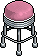Sgabello Rosa image