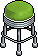 Sgabello Verde image