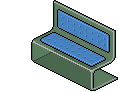 Panchina Glass in Blu image