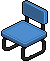 Sedia Iced Scura (Blu) image