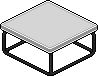 Tavolo da Salotto Iced Scuro (Bianco) image