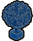 Albero Olografico Blu image
