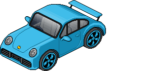 Macchina Sportiva Blu