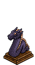Lampada Dragone Oro-Rosa