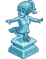 Statua della Pattinatrice Pro