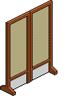 Wooden screen - plain