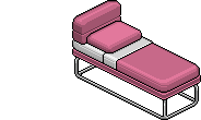 Letto Singolo Norja Rosa image