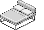 Letto Matrimoniale Norja Grigio image