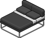 Letto Matrimoniale Norja Nero image