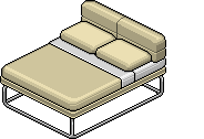 Letto Matrimoniale Norja Crema image