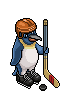 Pinguino Giocatore di Hockey image