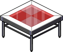 Tavolo Base Rosso image