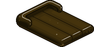 Materassino Gonfiabile Plastic Marrone  image