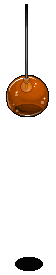 Lampadario Plastic Arancione  image
