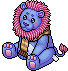 Leone Sciarpa Blu image