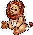 Peluche Leone Marrone image
