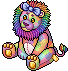 Leone con Fiocco Arcobaleno image