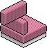 Sedile Angolare Rosa image