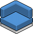 Sedile Angolare Blu image