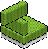 Sedile Angolare Verde image