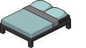 Letto Matrimoniale Scuro Acqua image