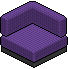 Sedile Angolare Scuro Viola image