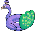Ciambella Gonfiabile Pavone image