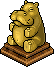 Ippopotamo Coperto d'Oro image