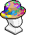 Cappello a Secchiello con Schizzi di Vernice