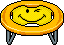 Trampolino Smiley Giallo