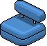 Poltrona Iced Blu image