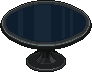 Tavolo rotondo nero image