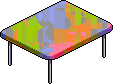 Tavolo rettangolare arcobaleno image