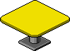 Tavolo quadrato giallo image
