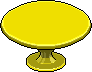 Tavolo rotondo giallo image