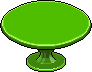 Tavolo rotondo verde image