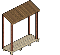 Portico in Legno Scolorito image