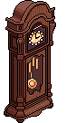 Orologio a Pendolo con Rose Bianche image